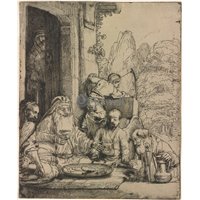 Авраам, развлекающий ангелов
