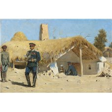 Картина на холсте по фото Модульные картины Печать портретов на холсте Адьютант