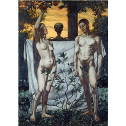 Адам и Ева - Модульная картины, Репродукции, Декоративные панно, Декор стен