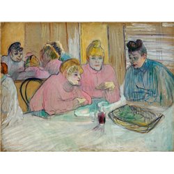 Дама в столовой - Модульная картины, Репродукции, Декоративные панно, Декор стен