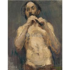 Картина на холсте по фото Модульные картины Печать портретов на холсте Флейтист