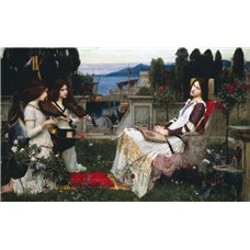 Картина на холсте по фото Модульные картины Печать портретов на холсте Св. Цецилия