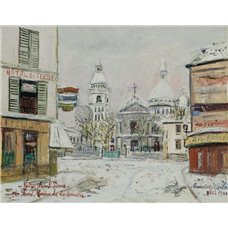 Картина на холсте по фото Модульные картины Печать портретов на холсте Церковь Св.Петра на Сакре Кер