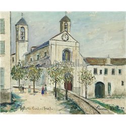 Церковь в Мурату, Корсика - Модульная картины, Репродукции, Декоративные панно, Декор стен