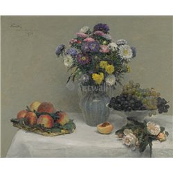 Цветы и фрукты - Модульная картины, Репродукции, Декоративные панно, Декор стен