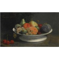 Портреты картины репродукции на заказ - Фрукты в компотнице