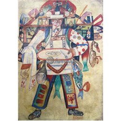 Школа Филонова - Сашин - Модульная картины, Репродукции, Декоративные панно, Декор стен