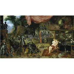Аллегория пяти чувств. Осязание (совместно с Рубенсом) - Модульная картины, Репродукции, Декоративные панно, Декор стен