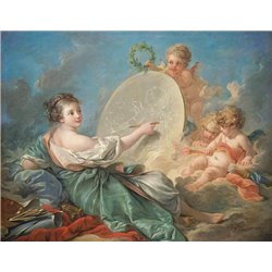 Аллегория изобразительного искусства - Модульная картины, Репродукции, Декоративные панно, Декор стен