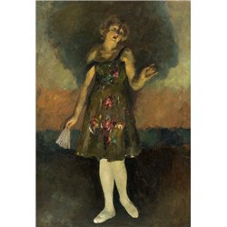 Танцовщица, жена художника Ольга Глебова-Судейкина - Модульная картины, Репродукции, Декоративные панно, Декор стен