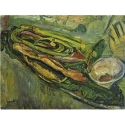 Зеленый натюрморт - Модульная картины, Репродукции, Декоративные панно, Декор стен