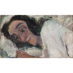 Лежащая женщина - Модульная картины, Репродукции, Декоративные панно, Декор стен
