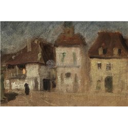 Площадь в Бретани - Модульная картины, Репродукции, Декоративные панно, Декор стен