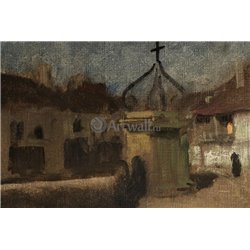 Площадь в Бретани - Модульная картины, Репродукции, Декоративные панно, Декор стен