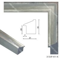 Портреты картины репродукции на заказ - 193087 Багет пластиковый 3135P-411-K