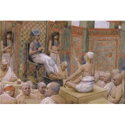 Иосиф объясняет видения фараону - Модульная картины, Репродукции, Декоративные панно, Декор стен