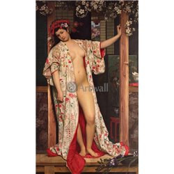 Японская баня - Модульная картины, Репродукции, Декоративные панно, Декор стен
