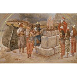 Жертвоприношение Ноя - Модульная картины, Репродукции, Декоративные панно, Декор стен