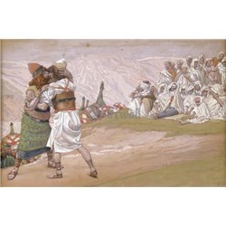 Встреча Исава и Иакова - Модульная картины, Репродукции, Декоративные панно, Декор стен