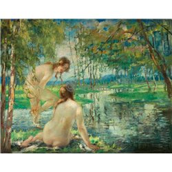 Купальщицы - Модульная картины, Репродукции, Декоративные панно, Декор стен