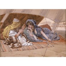 Картина на холсте по фото Модульные картины Печать портретов на холсте Посланец Авраама к Саре