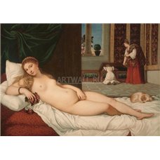 Картина на холсте по фото Модульные картины Печать портретов на холсте Венера Урбино