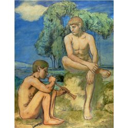 Два мальчика - Модульная картины, Репродукции, Декоративные панно, Декор стен