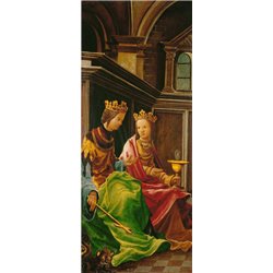 Алтарь св. Себастьяна - св. Маргарита и св. Варвара - Модульная картины, Репродукции, Декоративные панно, Декор стен