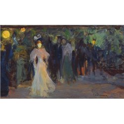 Вечерний выход - Модульная картины, Репродукции, Декоративные панно, Декор стен