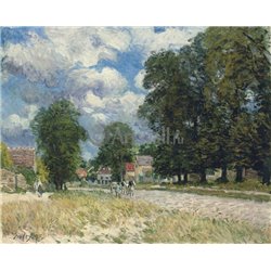 Дорога в Марли-ле-Рой - Модульная картины, Репродукции, Декоративные панно, Декор стен