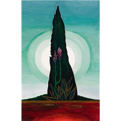 Дерево, кактус, луна - Модульная картины, Репродукции, Декоративные панно, Декор стен