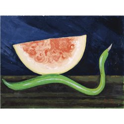 Арбуз и цуккини - Модульная картины, Репродукции, Декоративные панно, Декор стен