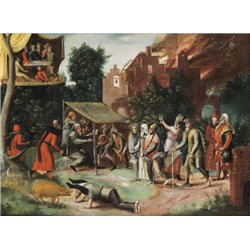Аноним «Искушение св. Антония» - Модульная картины, Репродукции, Декоративные панно, Декор стен