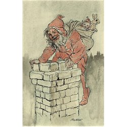 Санта Клаус - Модульная картины, Репродукции, Декоративные панно, Декор стен