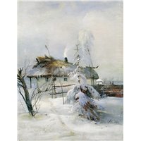 Деревня зимой