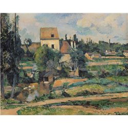 Мельница в Кулевра в Понтуазе - Модульная картины, Репродукции, Декоративные панно, Декор стен