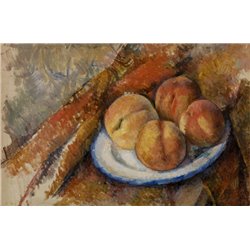 Персики на блюде - Модульная картины, Репродукции, Декоративные панно, Декор стен