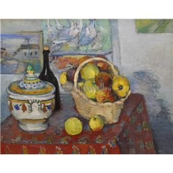 Натюрморт с супницей - Модульная картины, Репродукции, Декоративные панно, Декор стен