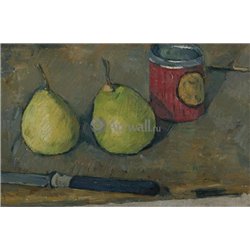 Натюрморт с грушами и ножом - Модульная картины, Репродукции, Декоративные панно, Декор стен