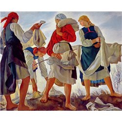 Беление холста - Модульная картины, Репродукции, Декоративные панно, Декор стен