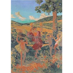 Сельский праздник - Модульная картины, Репродукции, Декоративные панно, Декор стен