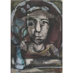 Голова мужчины - Модульная картины, Репродукции, Декоративные панно, Декор стен