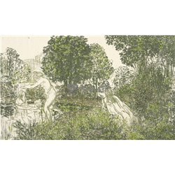 Купальщицы - Модульная картины, Репродукции, Декоративные панно, Декор стен