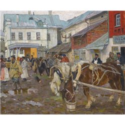 Базарный день - Модульная картины, Репродукции, Декоративные панно, Декор стен