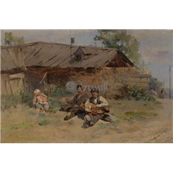 Бандуристы - Модульная картины, Репродукции, Декоративные панно, Декор стен