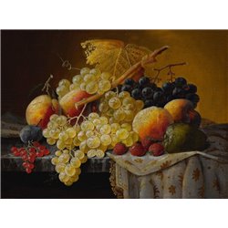 Натюрморт с фруктами - Модульная картины, Репродукции, Декоративные панно, Декор стен
