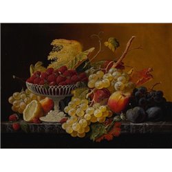 Натюрморт с фруктами - Модульная картины, Репродукции, Декоративные панно, Декор стен