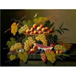 Натюрморт с фруктами - Модульная картины, Репродукции, Декоративные панно, Декор стен