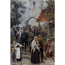 Картина на холсте по фото Модульные картины Печать портретов на холсте После церкви