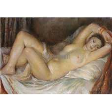 Картина на холсте по фото Модульные картины Печать портретов на холсте Лежащая обнаженная